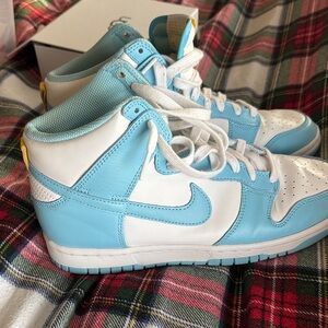 Nike Dunk High Top Blue Chill